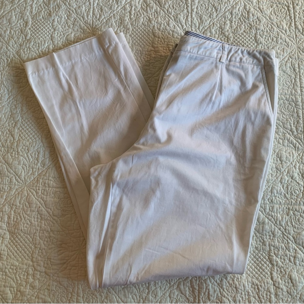 Kim Rogers White Chino Dress Pants Size 16W